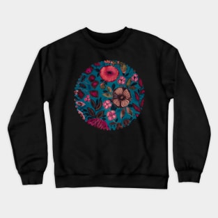 Moody Floral 03 Crewneck Sweatshirt